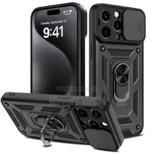 iPhone 14/15 Series Hard Case Slide Camera Lens Protective R