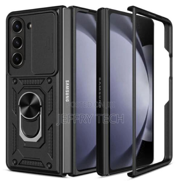 Samsung Galaxy Z Fold 5 Full Phone Case Shockproof Rugged Ri - thumbnail 3