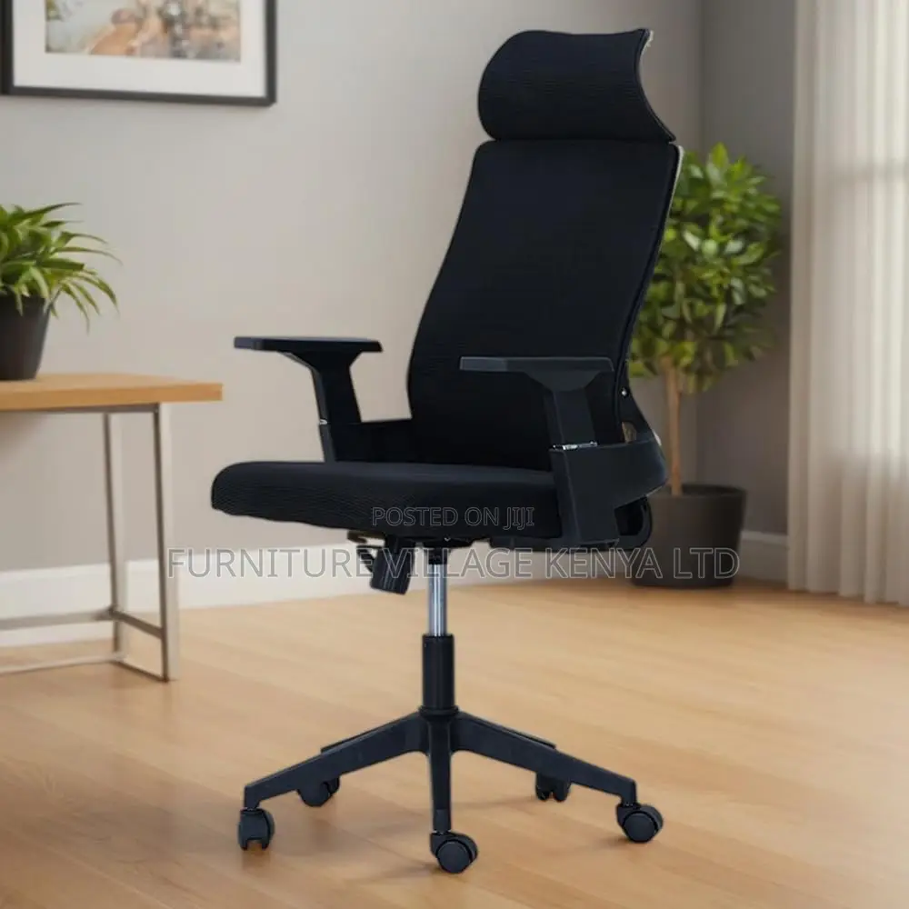 Ergonomic Office Chair; High-Back Orthopedic Executive Seat