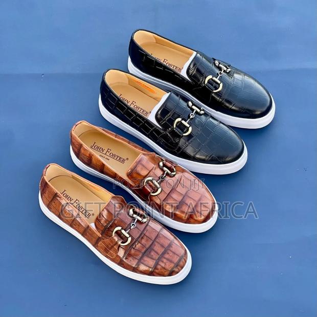 John Foster Leather Smart Casual Shoes - thumbnail 2