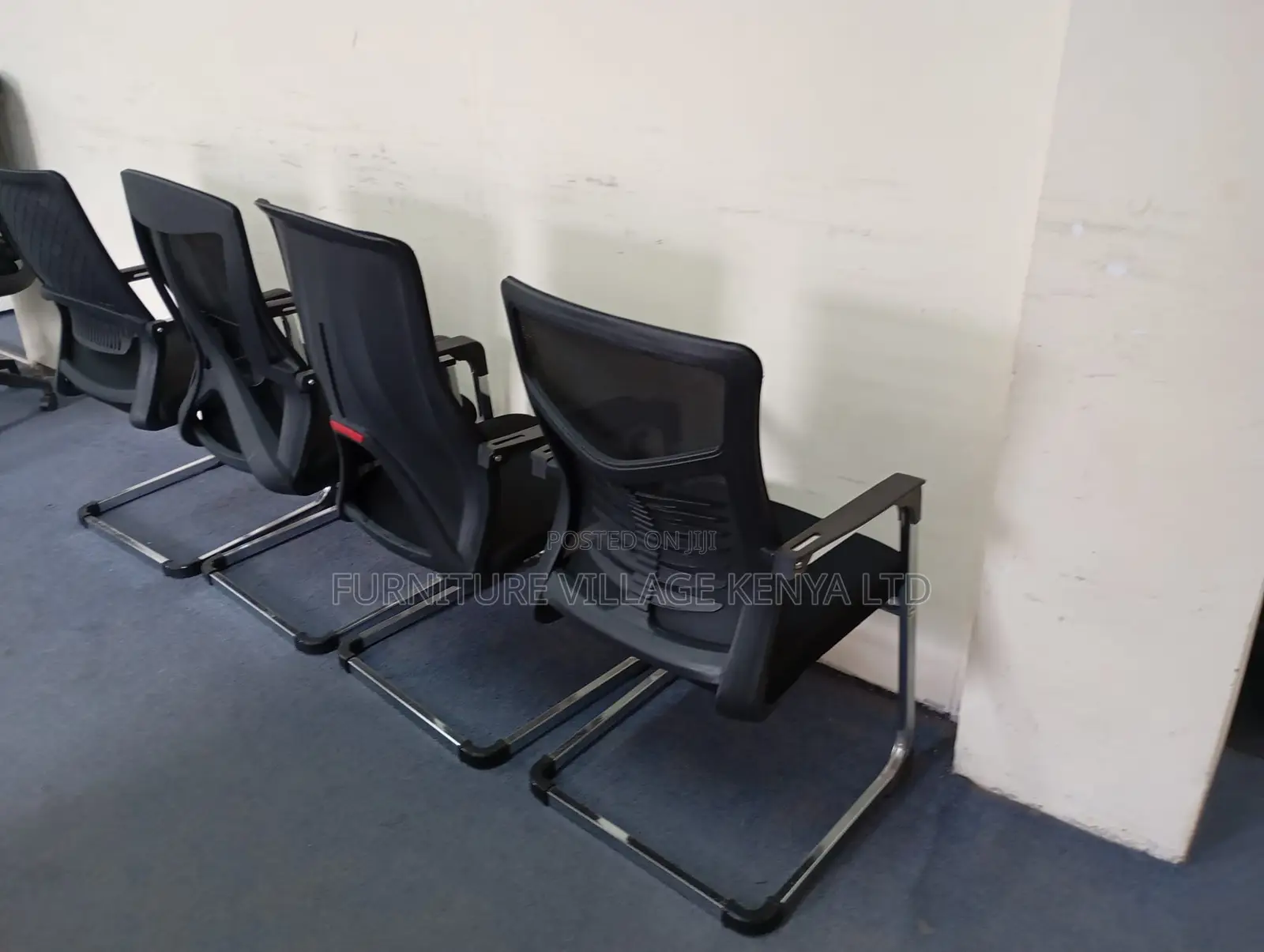 Guest Waiting Chair - High Back Ergonomic Office Desk Seat