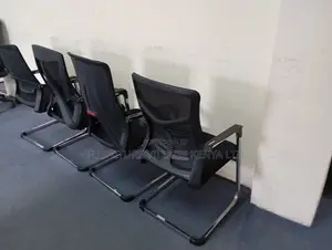 Guest Waiting Chair - High Back Ergonomic Office Desk Seat