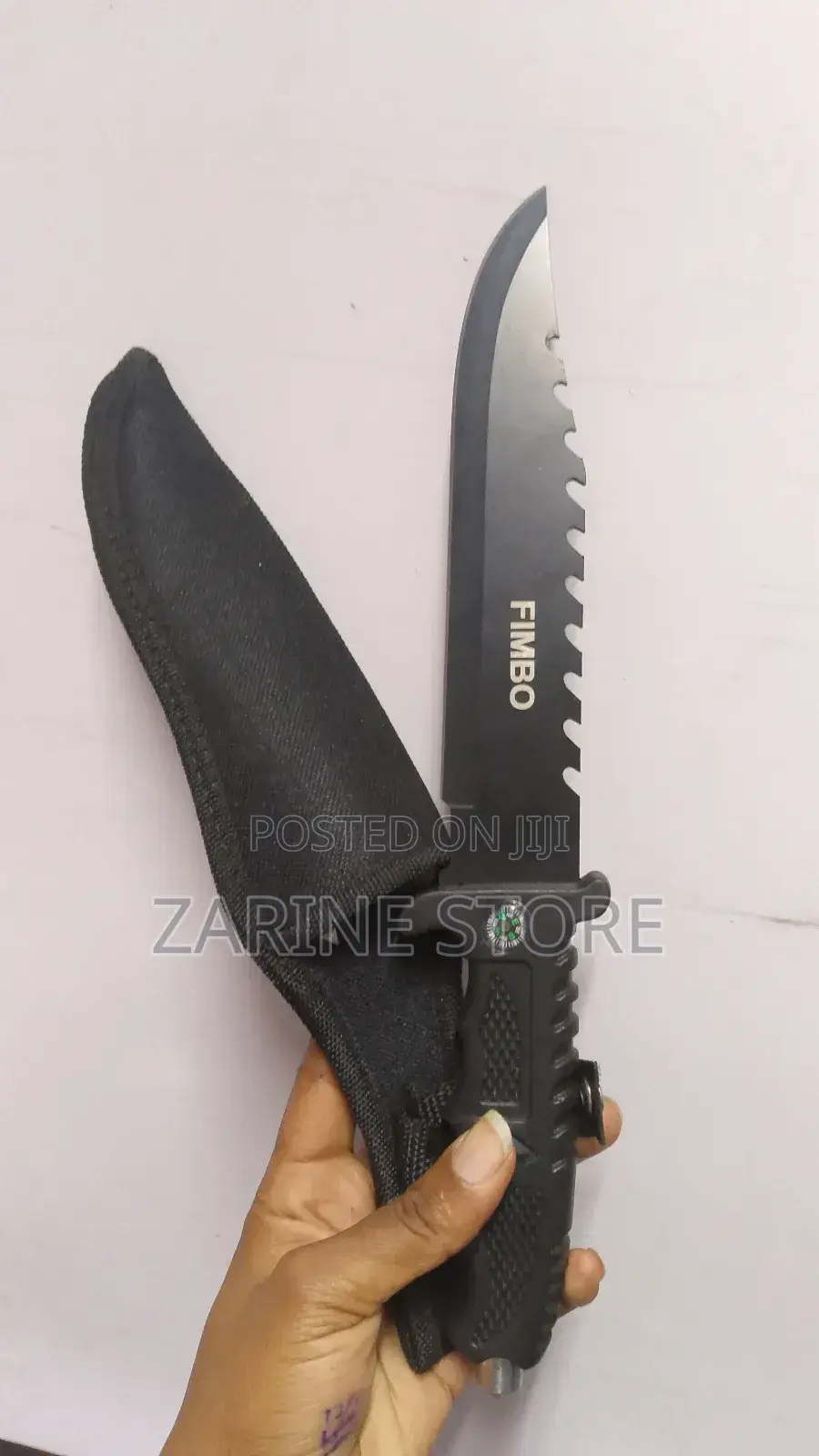 Fimbo Sharp Knife With Compass Direction