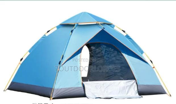 3 to 4 Man Waterproof Pop Up Tent (Double Layer) - thumbnail 3