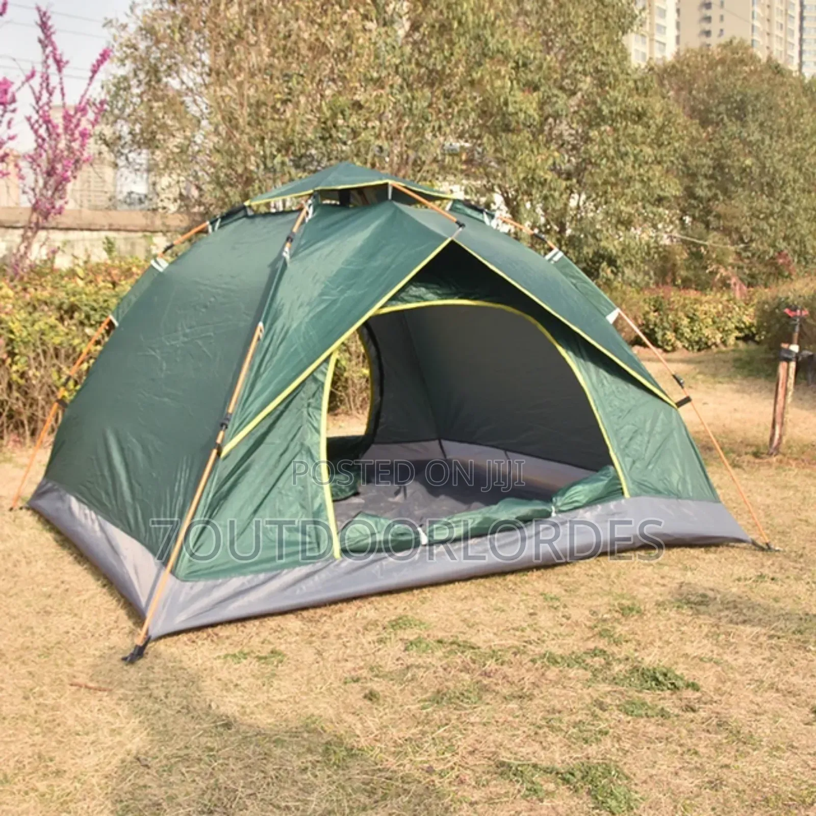 3 to 4 Man Waterproof Pop Up Tent (Double Layer)