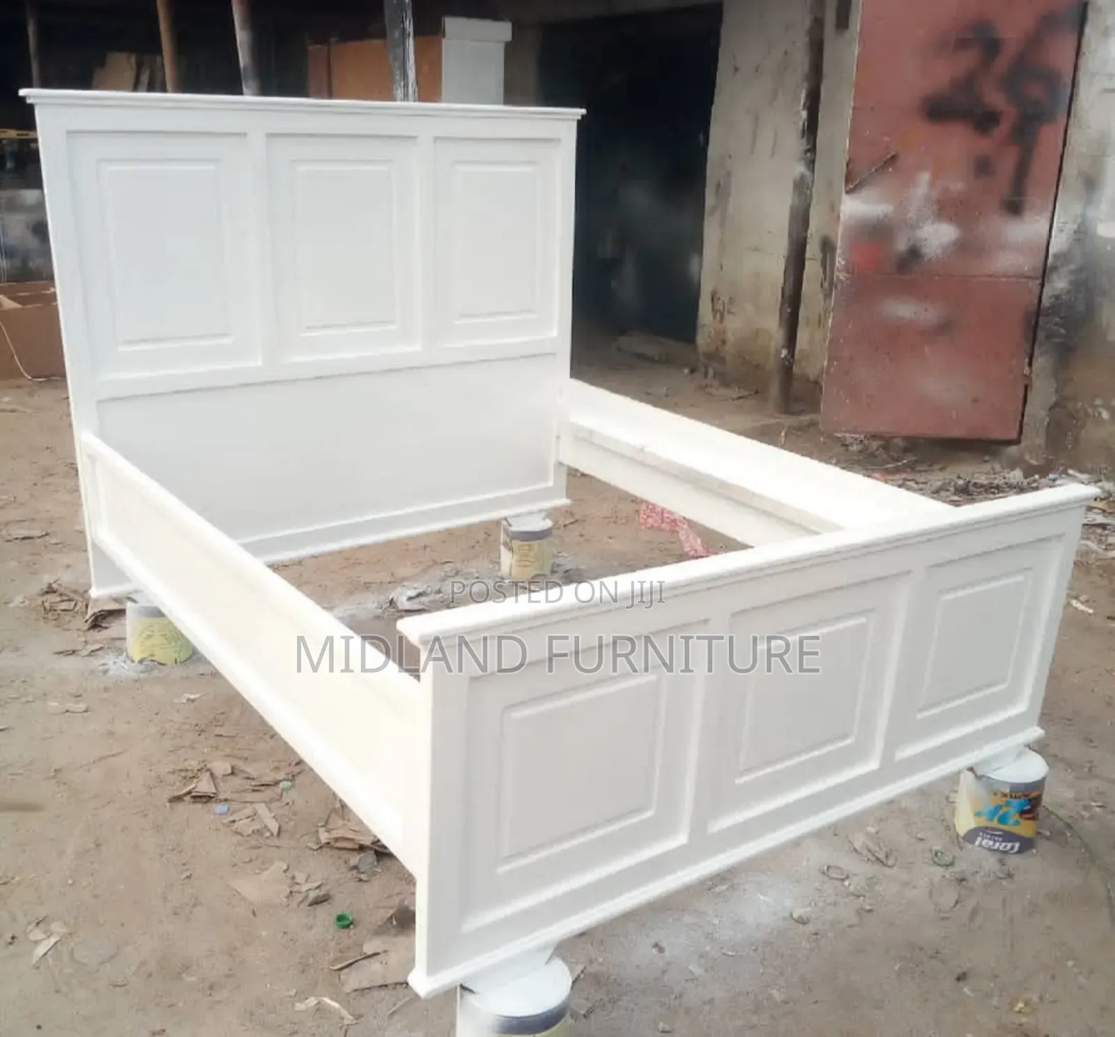White Wooden Beds