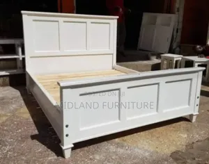 White Wooden Beds