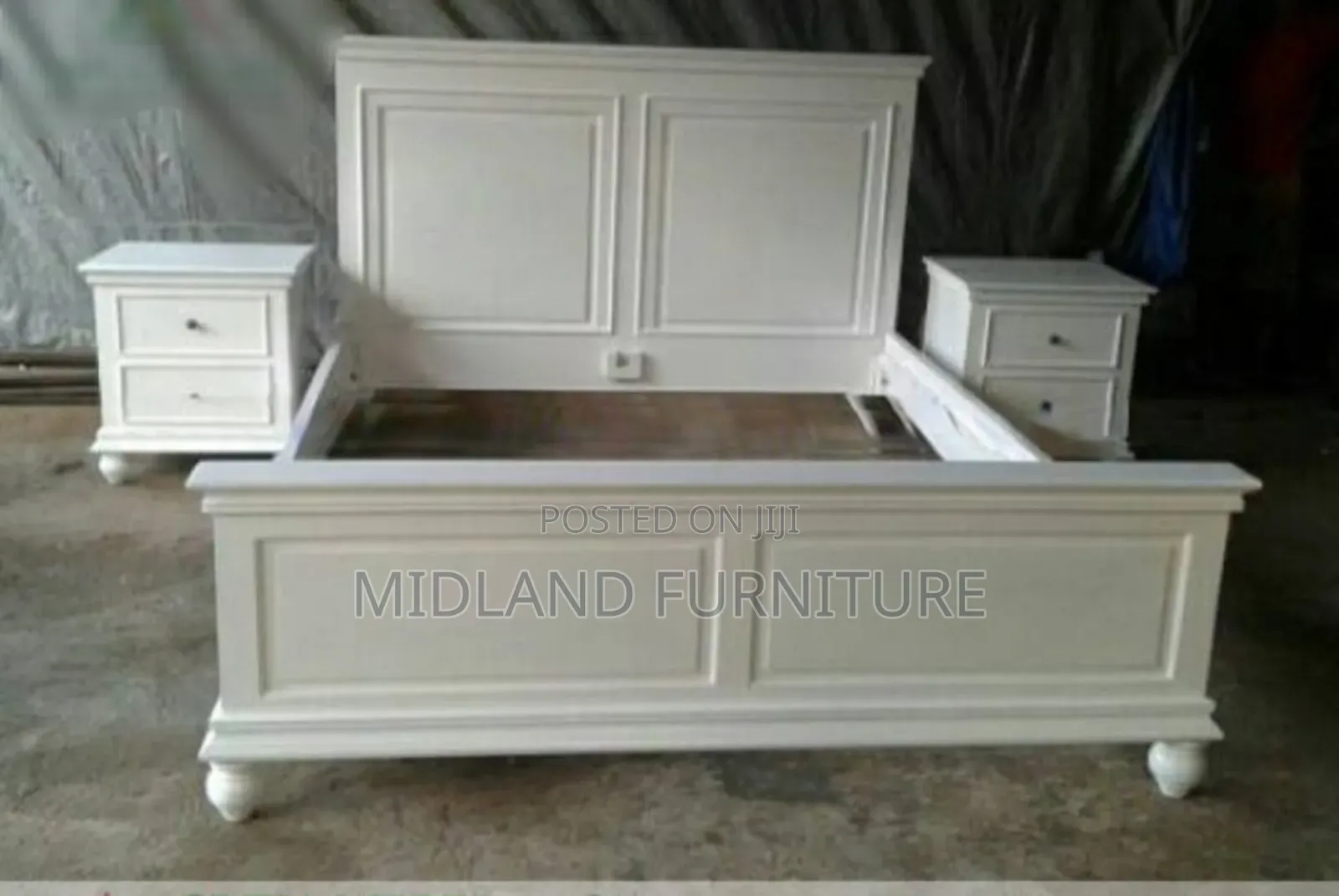 White Wooden Beds