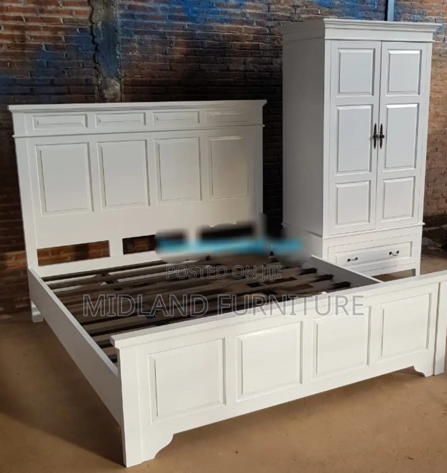 White Wooden Beds