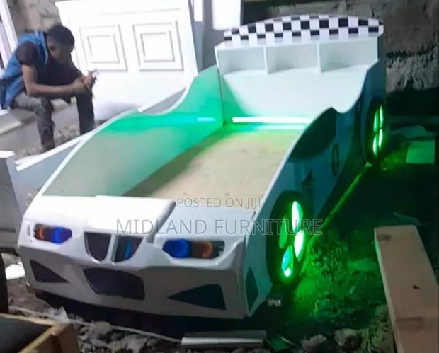 Car Beds for Children With Headlights - main view