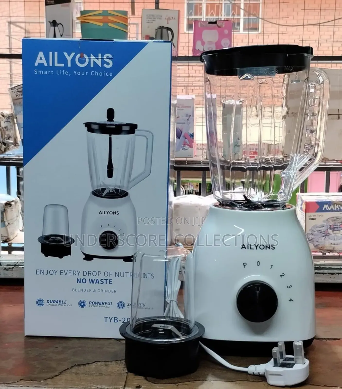 *2 in 1 Ailyons Blender*
1.8ltr Jug Capacity
350 Watts.