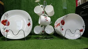 *18pc Dinner Set*
*Contain:*
6pcs Cups
6 Plates *