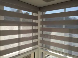 Zebra Blinds With Luxury Modern Window Finish