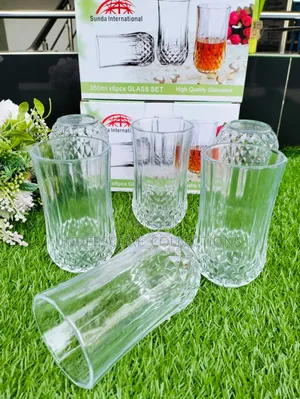 *A Set of 6pcs Water / Juice Glass*
 Capacity 350ml
.