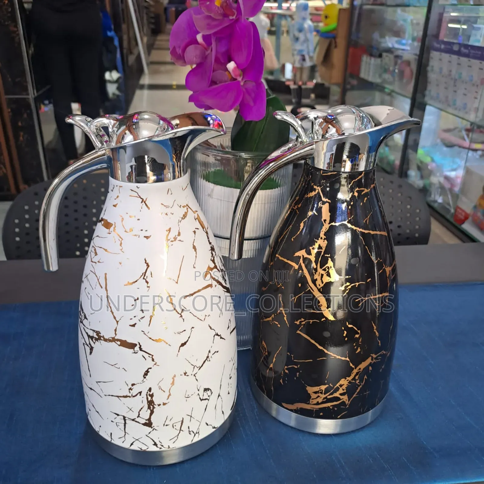 *Marble Finish 2litre Flask.
