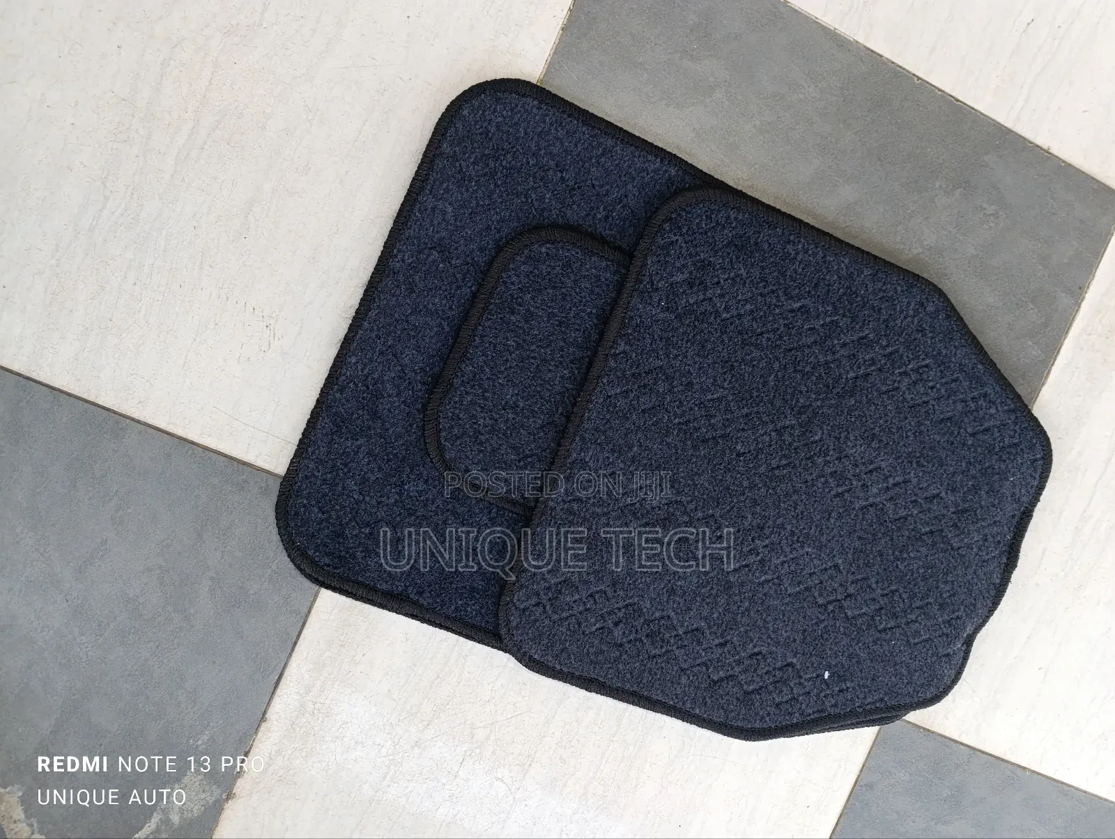 Premium 5-Piece Woolen Car Mat Set