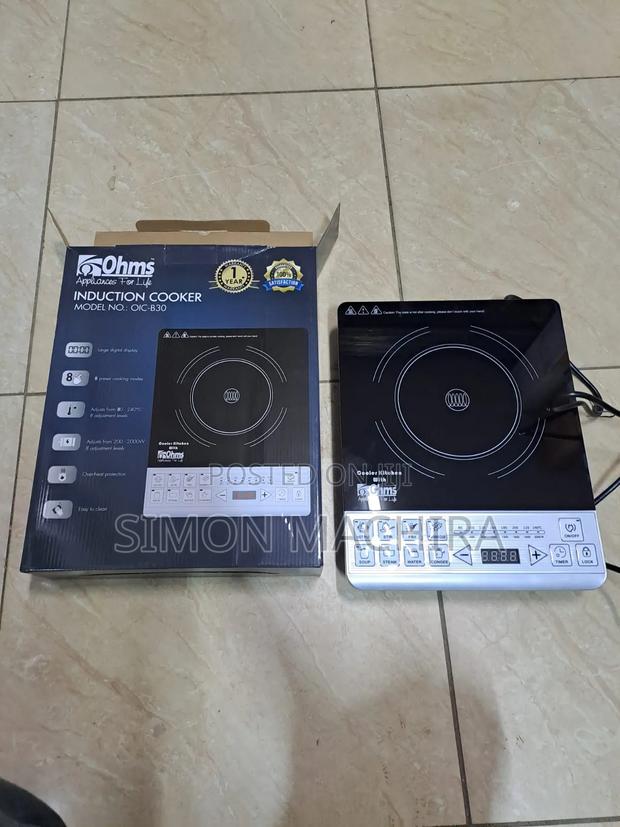 Ohms Single Plate Induction Cooker - main view