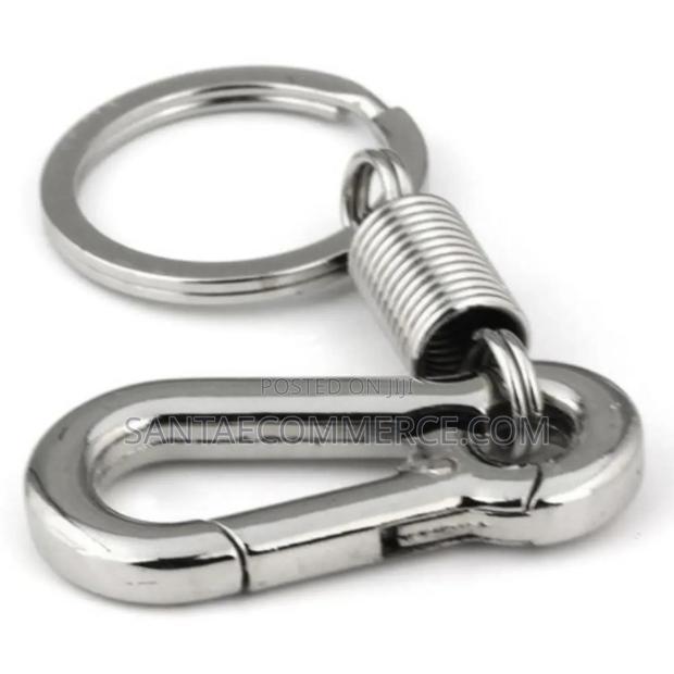 Metallic Key Holder Fob