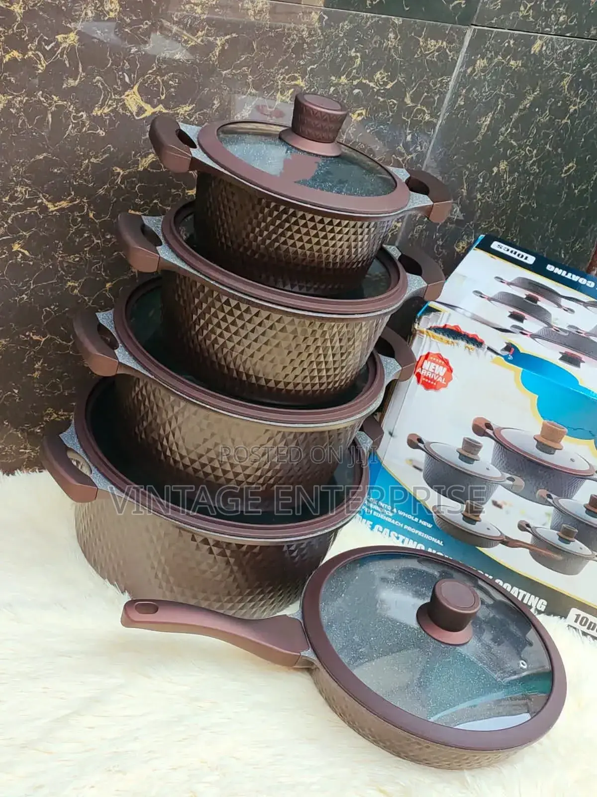 Die Casting Non Stick Coating Pots