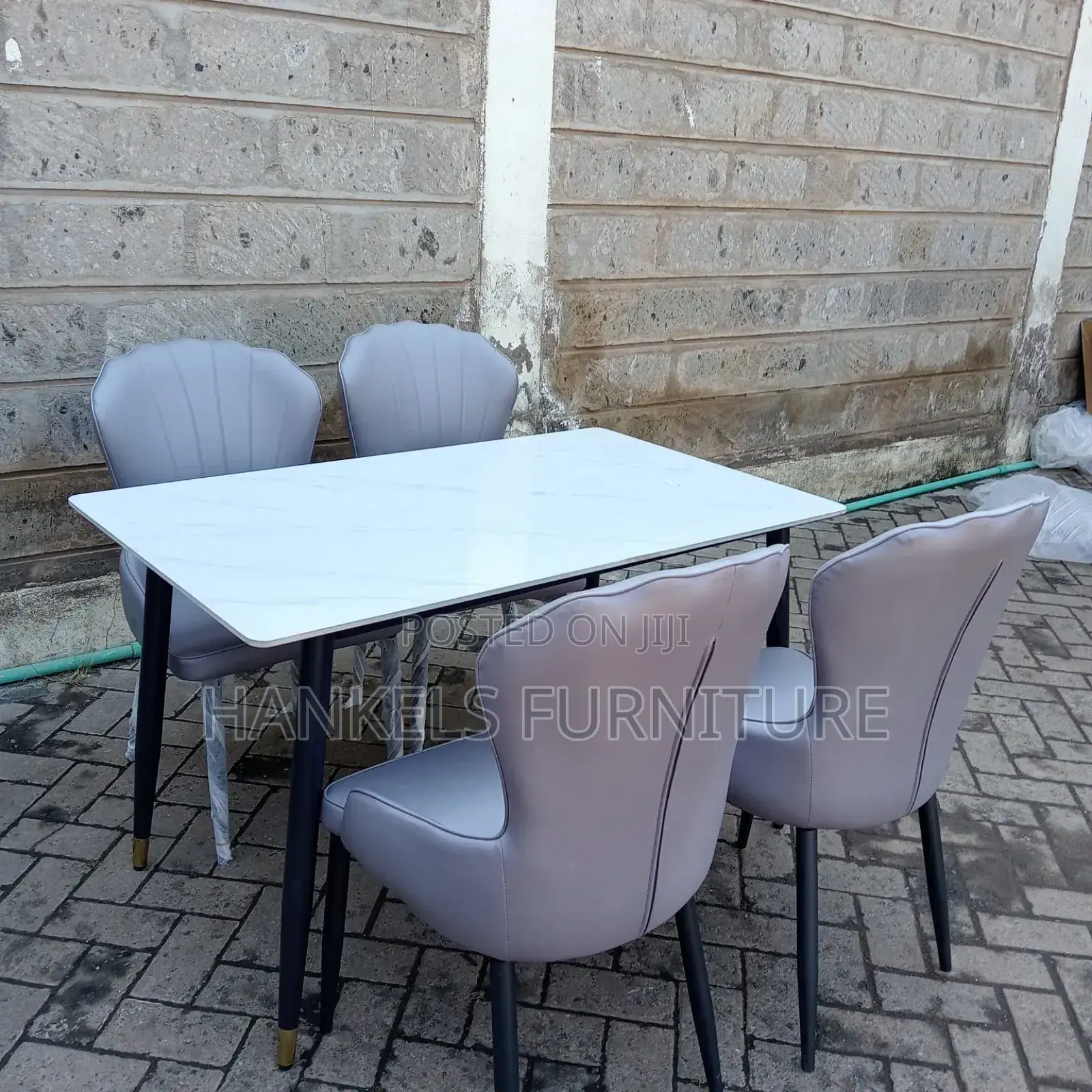 Marble Top Dining Set