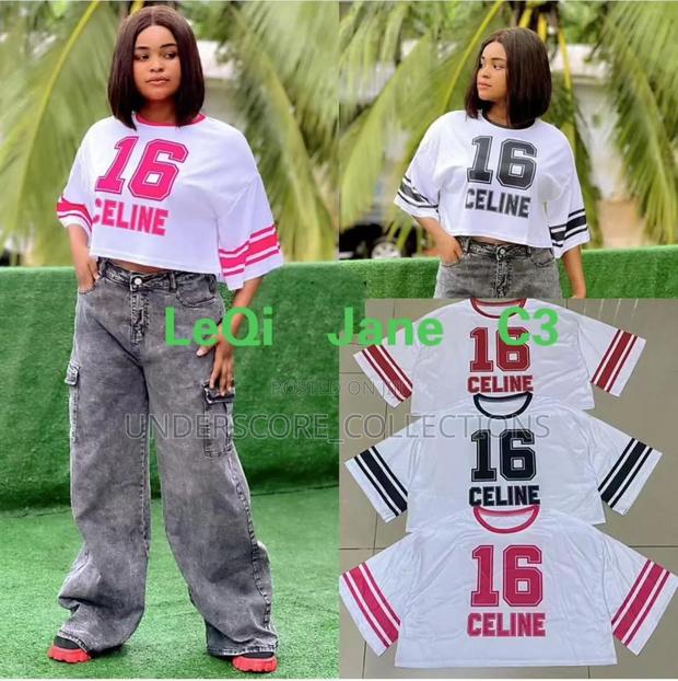 Crop Top Jersey's.Size M-Xl - main view