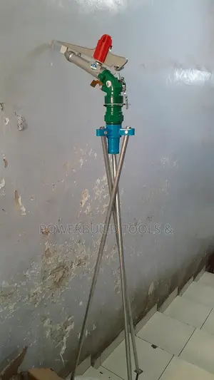 Tripod Sprinkler Stand Metallic 2 Inch