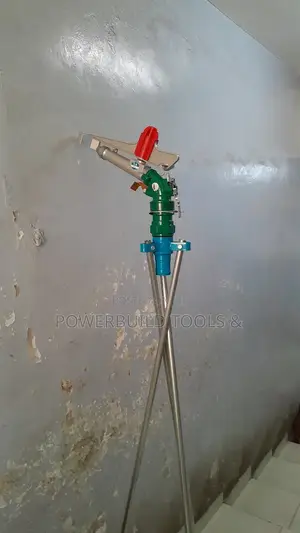Tripod Sprinkler Stand Metallic 2 Inch