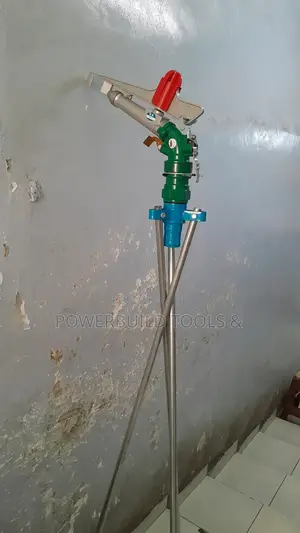 Tripod Sprinkler Stand Metallic 2 Inch