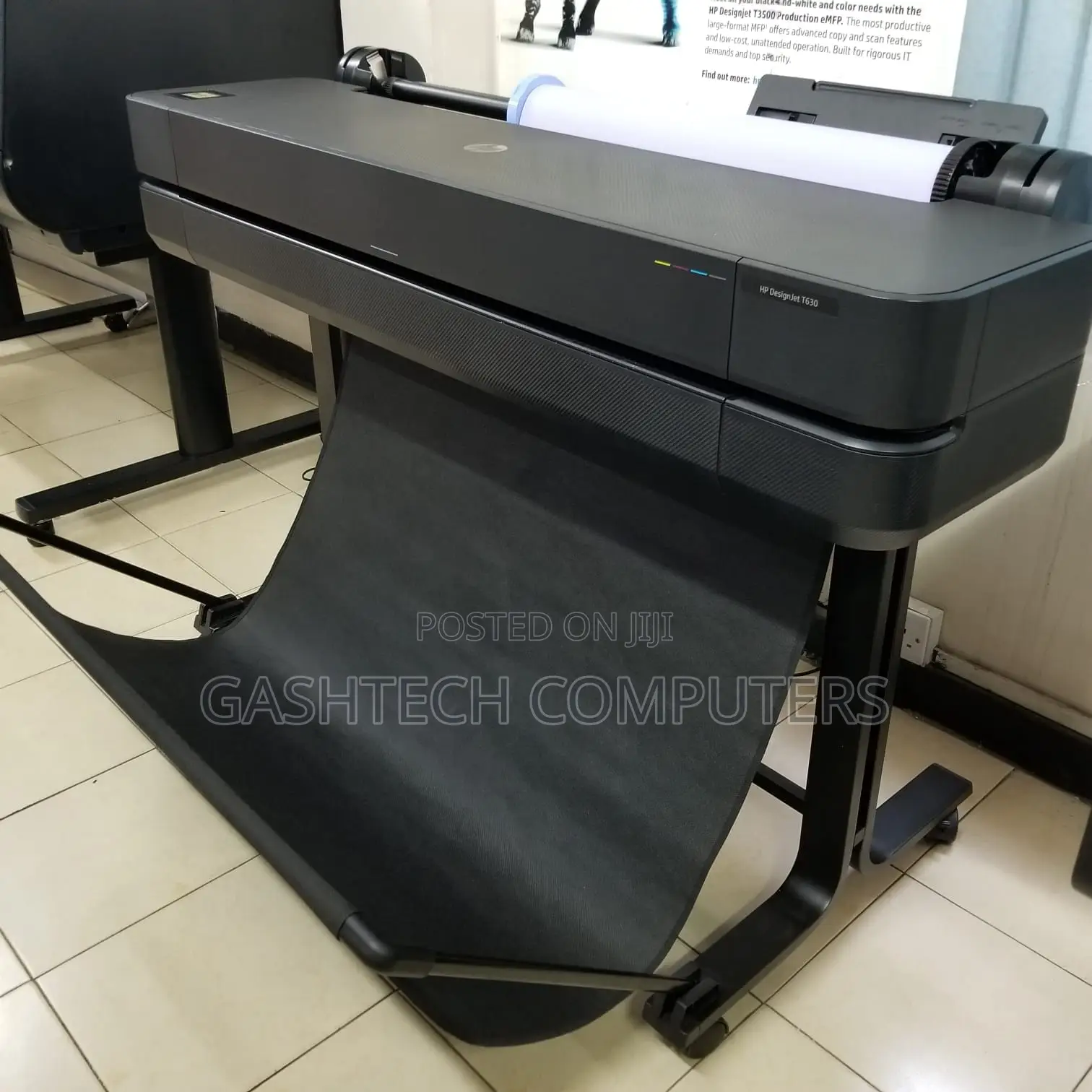 Wireless HP Designjet T630 Plotter Printer - 36"