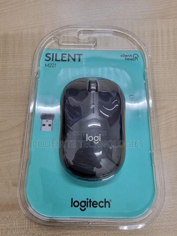 Logitech M221 Wireless Silent Mouse - Charcoal M221 Mouse - main view