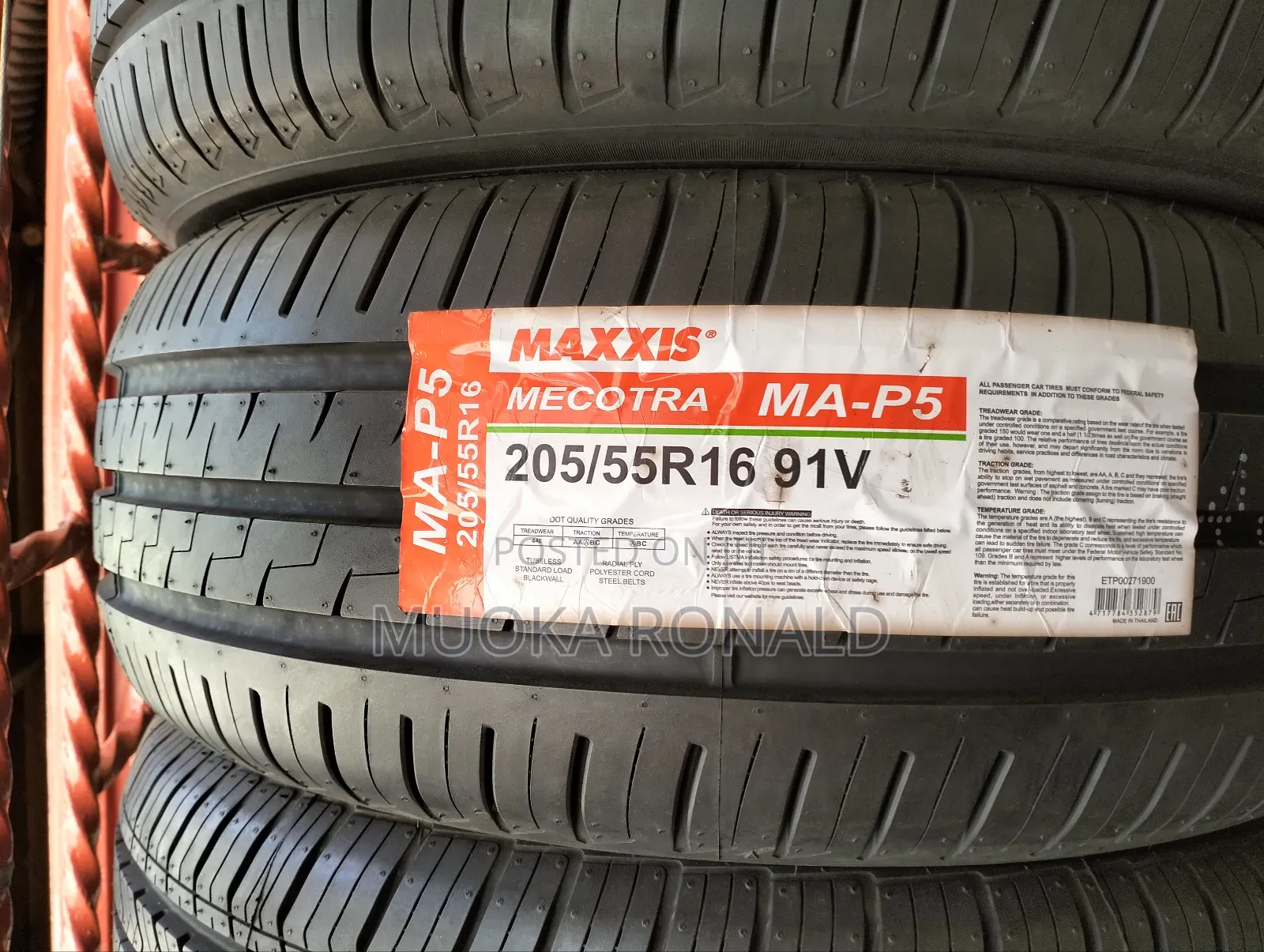 205/55r16 Maxxis Tyre (MA-P5