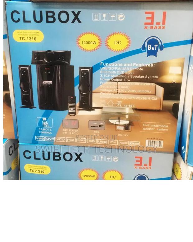 Woofer 3.1 Clubox Hometheater System