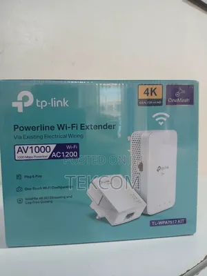 Tplink Tl-Wpa 7517 Kit Powerline Extender Av 1000 Ac1200