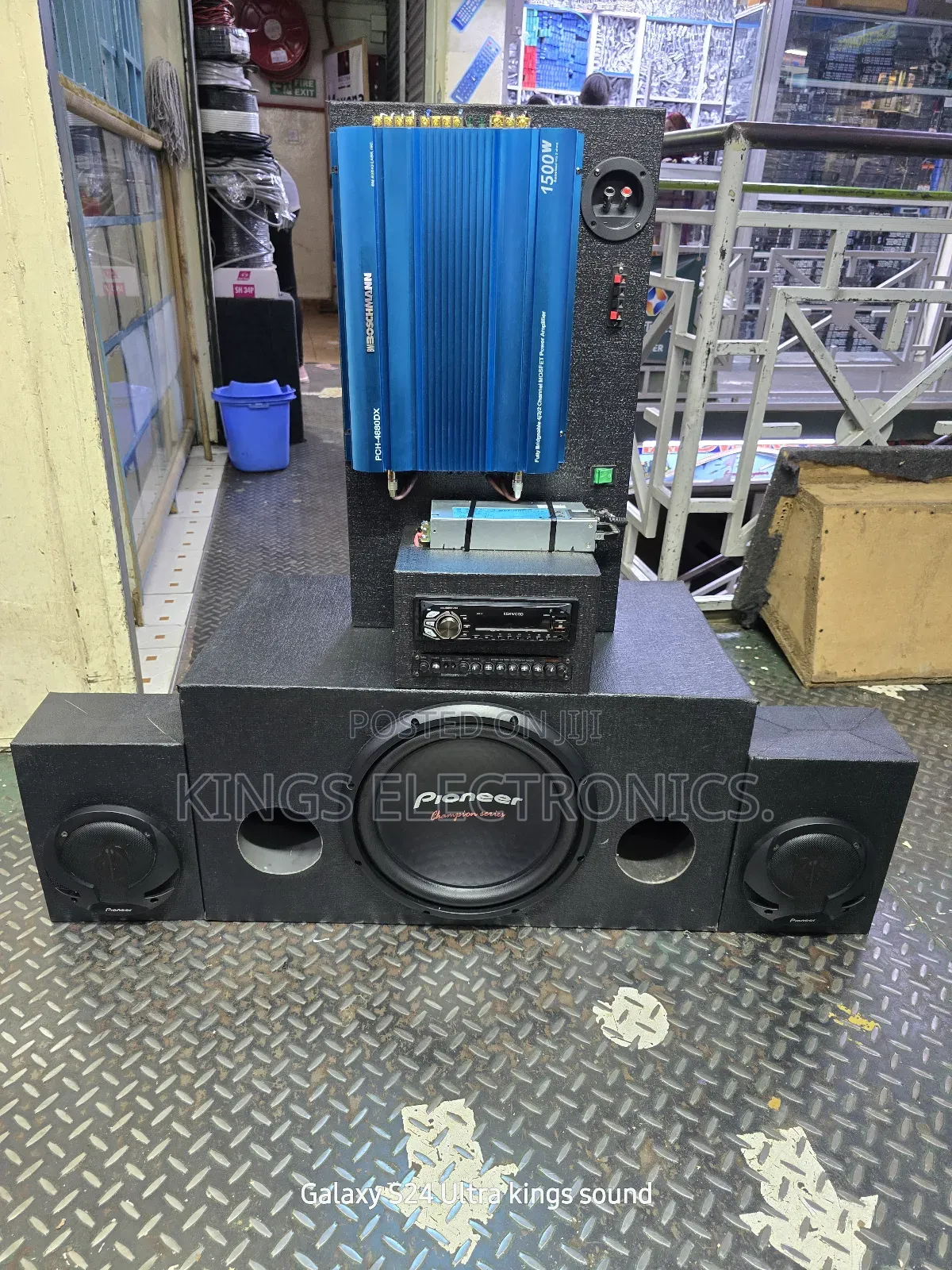Home Car Audio With Blutooth Flat Rack