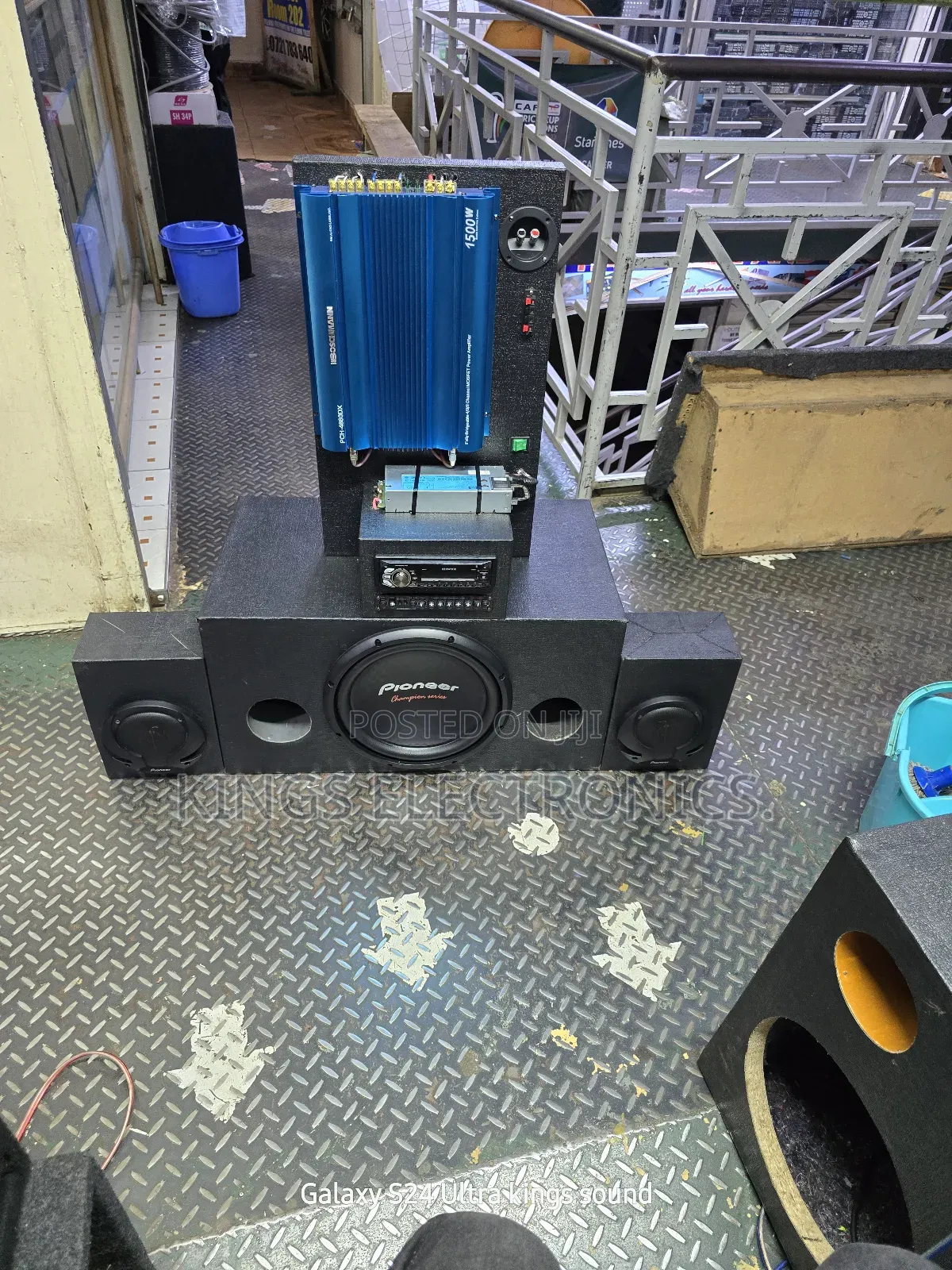 Home Car Audio With Blutooth Flat Rack