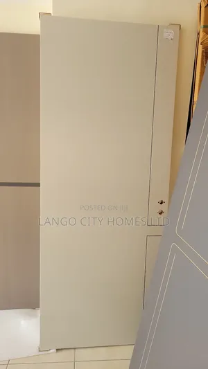 White Laminated Interior Wooden Door