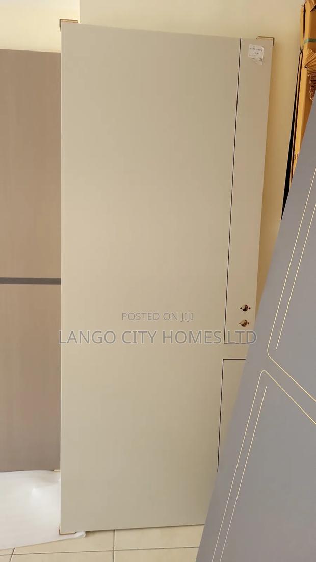 White Laminated Interior Wooden Door