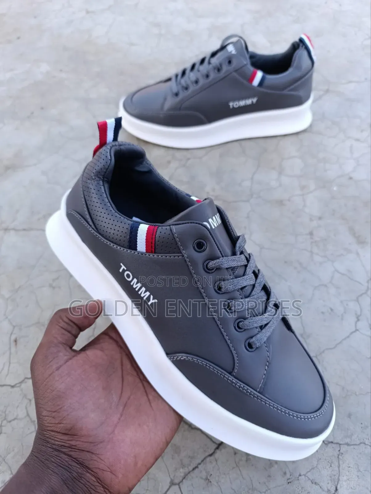 Grey Tommy Hilfiger Small Casual Shoes 40-45