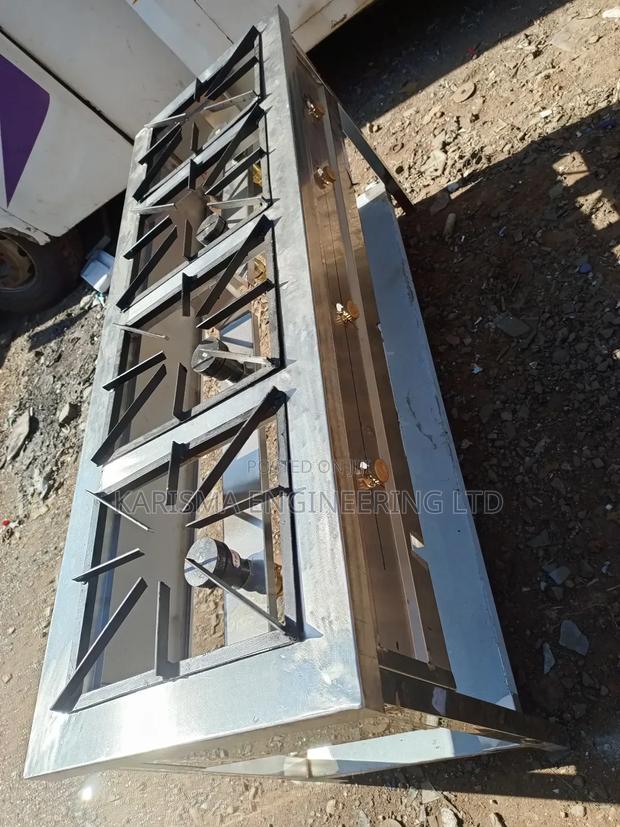 Commercial 4 Burner Cooker. High Pressure. - main view