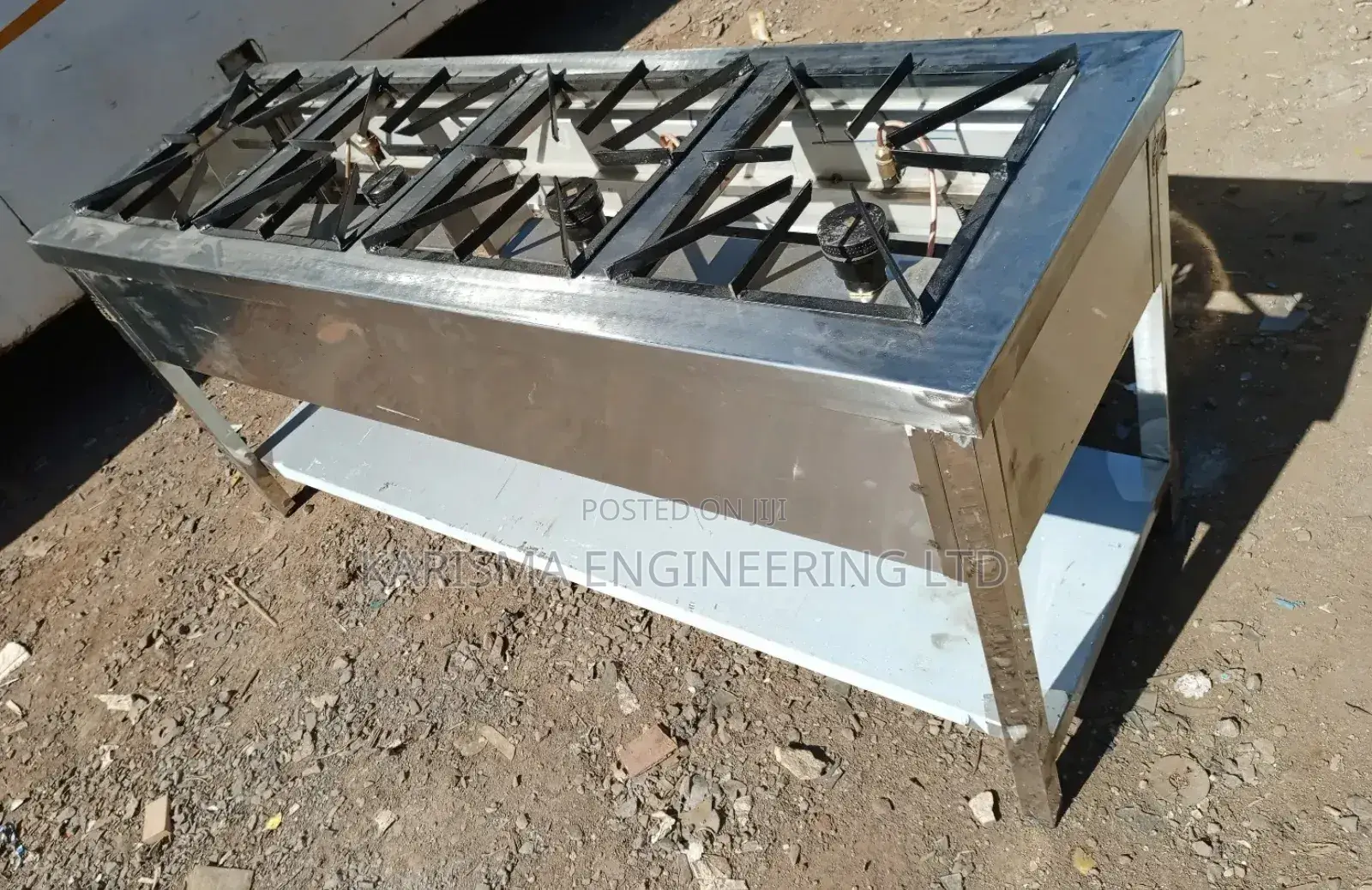 Fabricated 4 Burner. High Pressure.