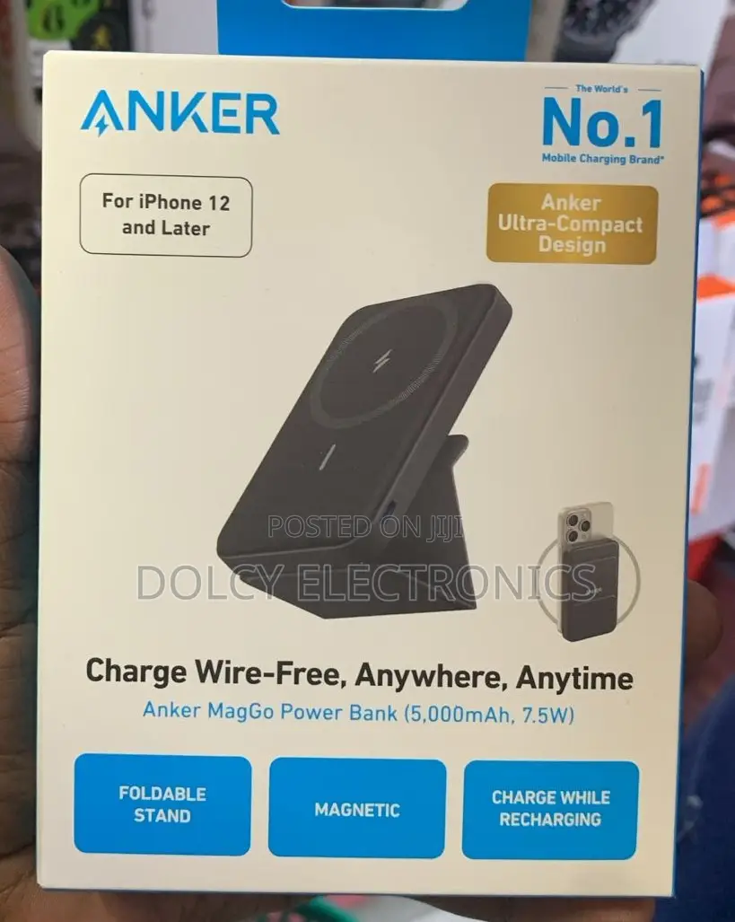 Anker Maggo Wireless Powerbank With Foldable Stand 7.5w