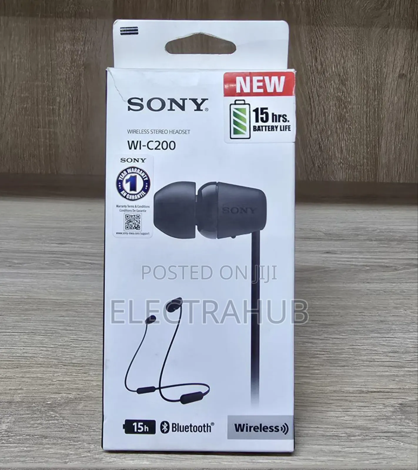 Sony WI-C200 Wireless Earbuds Brand New Sealed