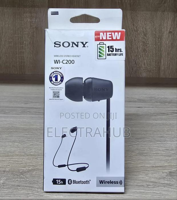 Sony WI-C200 Wireless Earbuds Brand New Sealed