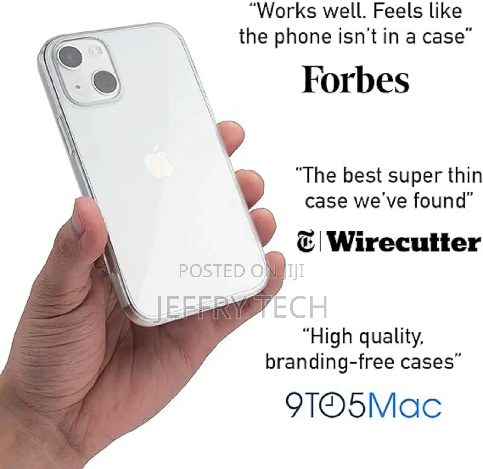 Clear iPhone 13 Mini Case,Thin Cover Ultra Slim (Transparent