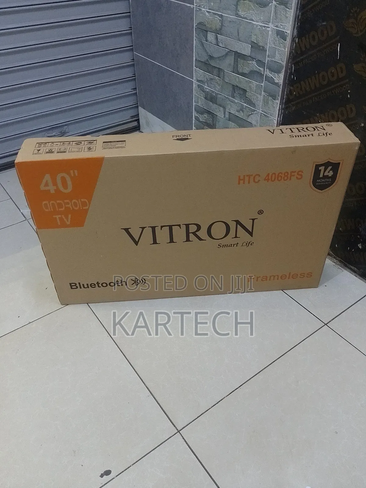 Vitron 40 Inches Smart Frameless Tv 4068fs With Bluetooth