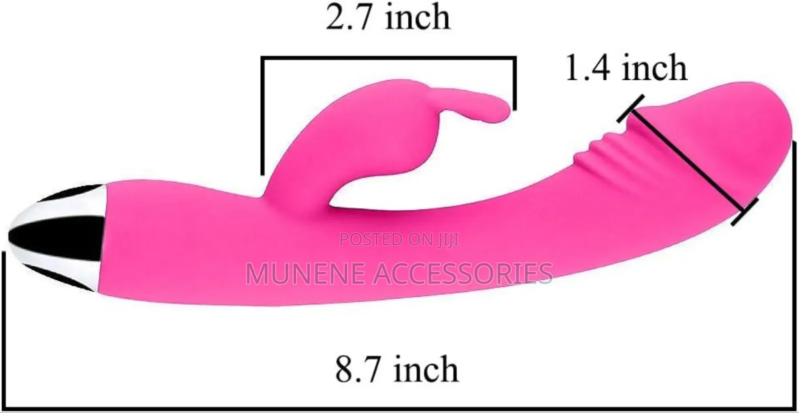 Realistic Rabbit Vibrator With Ears for G-Spot Clit Sex Toy