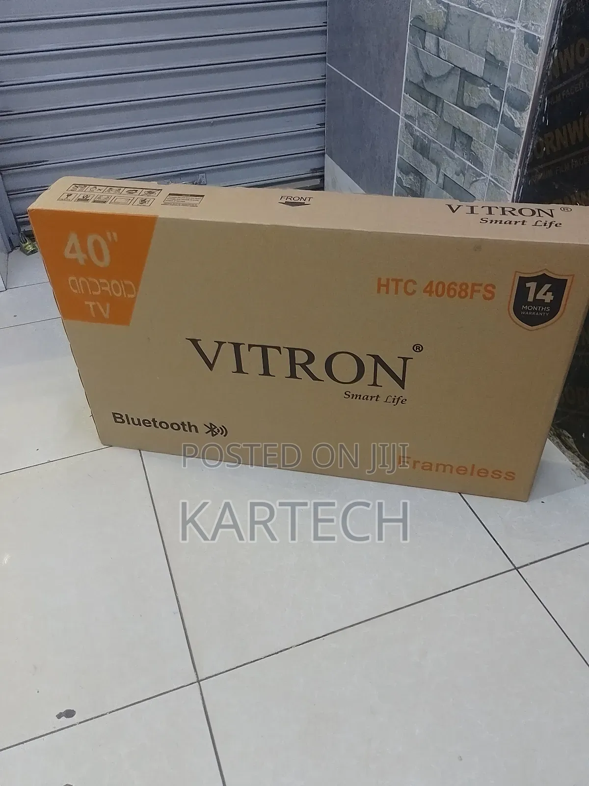 Vitron 40 Inches Smart Frameless Tv 4068fs With Bluetooth