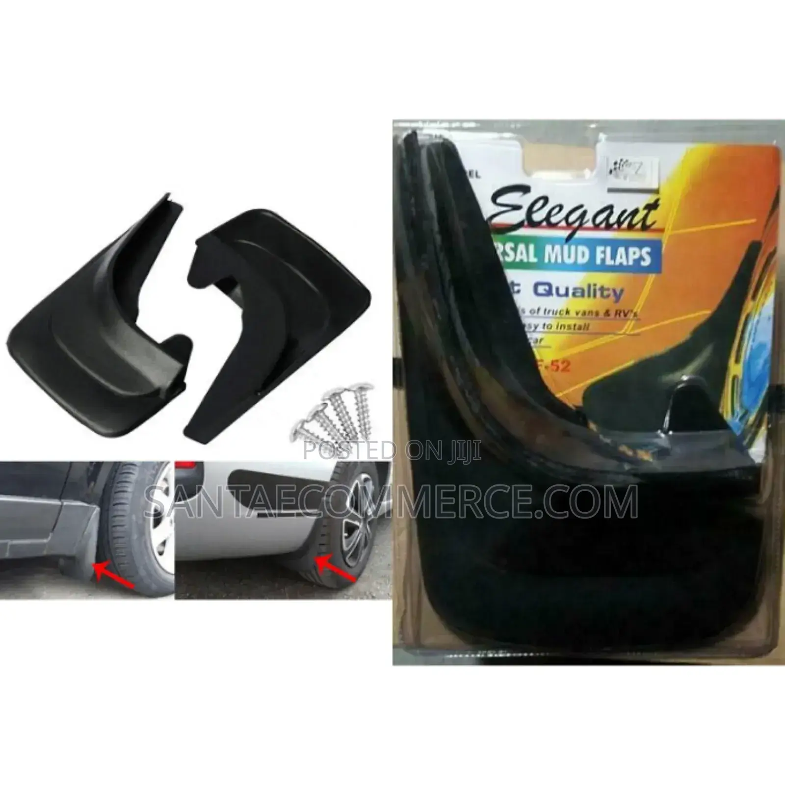 2 PCS Universal Mud Flaps Cover