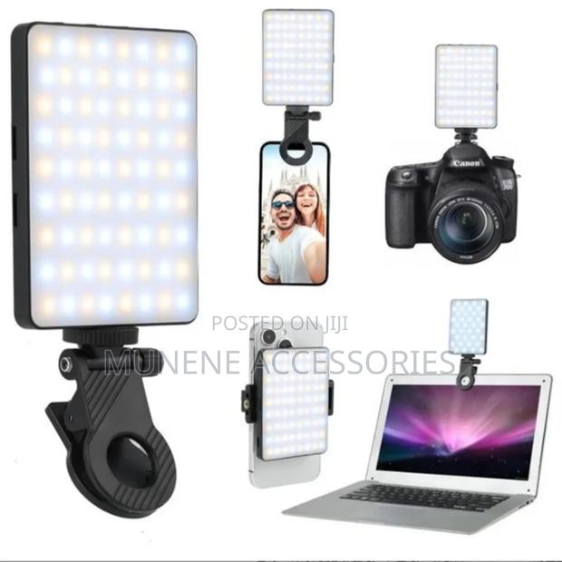 RGB Rechargable LED Video Light for Smartphone and Camera - main view