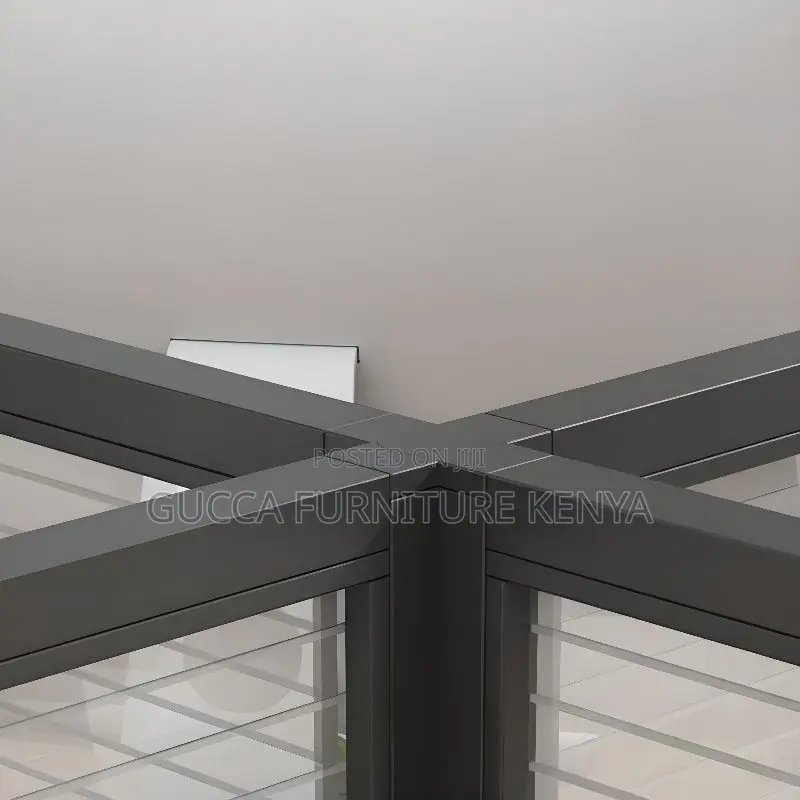 Workstation: Four Way Rectangular Modular Office Workstation